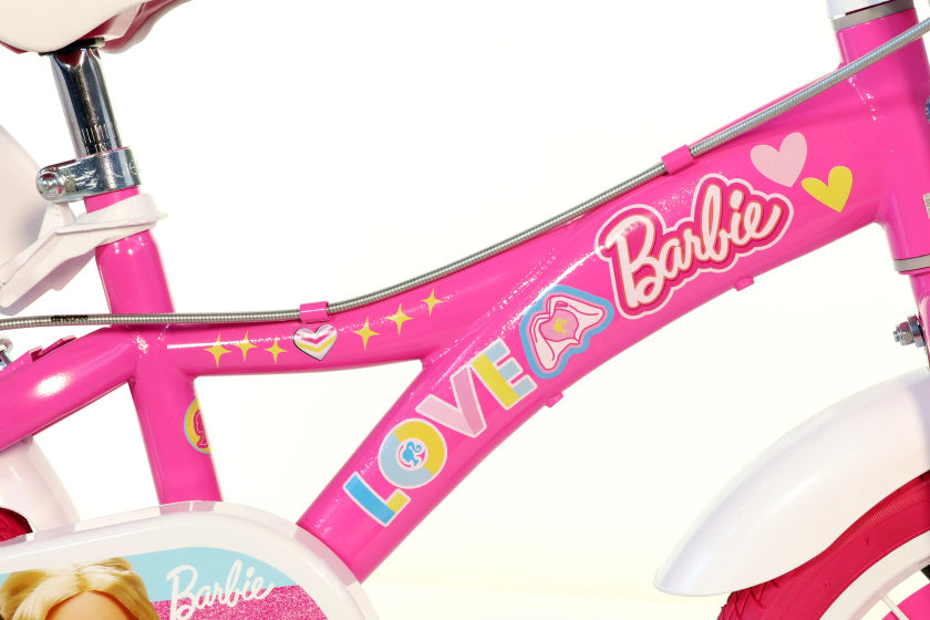 Mattel barbie 14 inch 24 cm meisjes knijprem roze wit