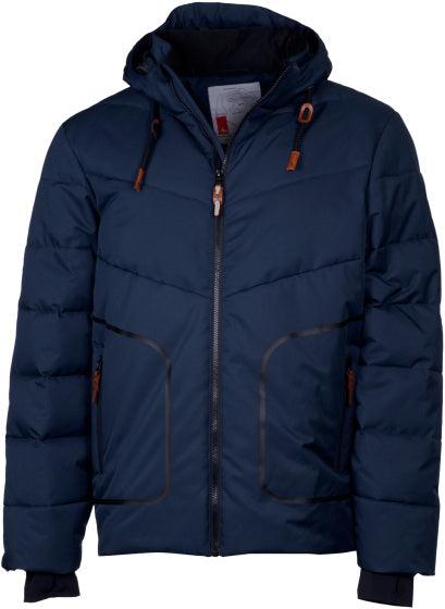 Marck II gewatteerde winterjas heren donkerblauw maat L