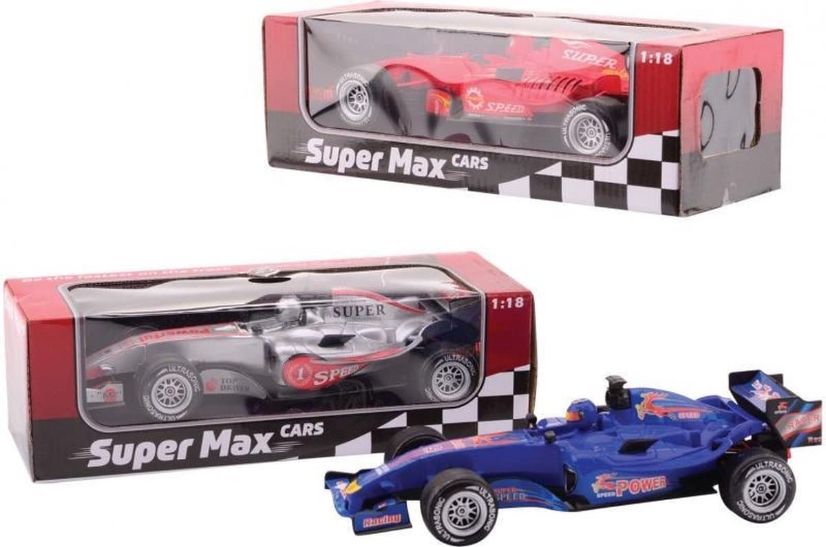 Cilgro super max auto's, grote formule 1 auto met het bekende racegeluid en lichten, 37 cm lang