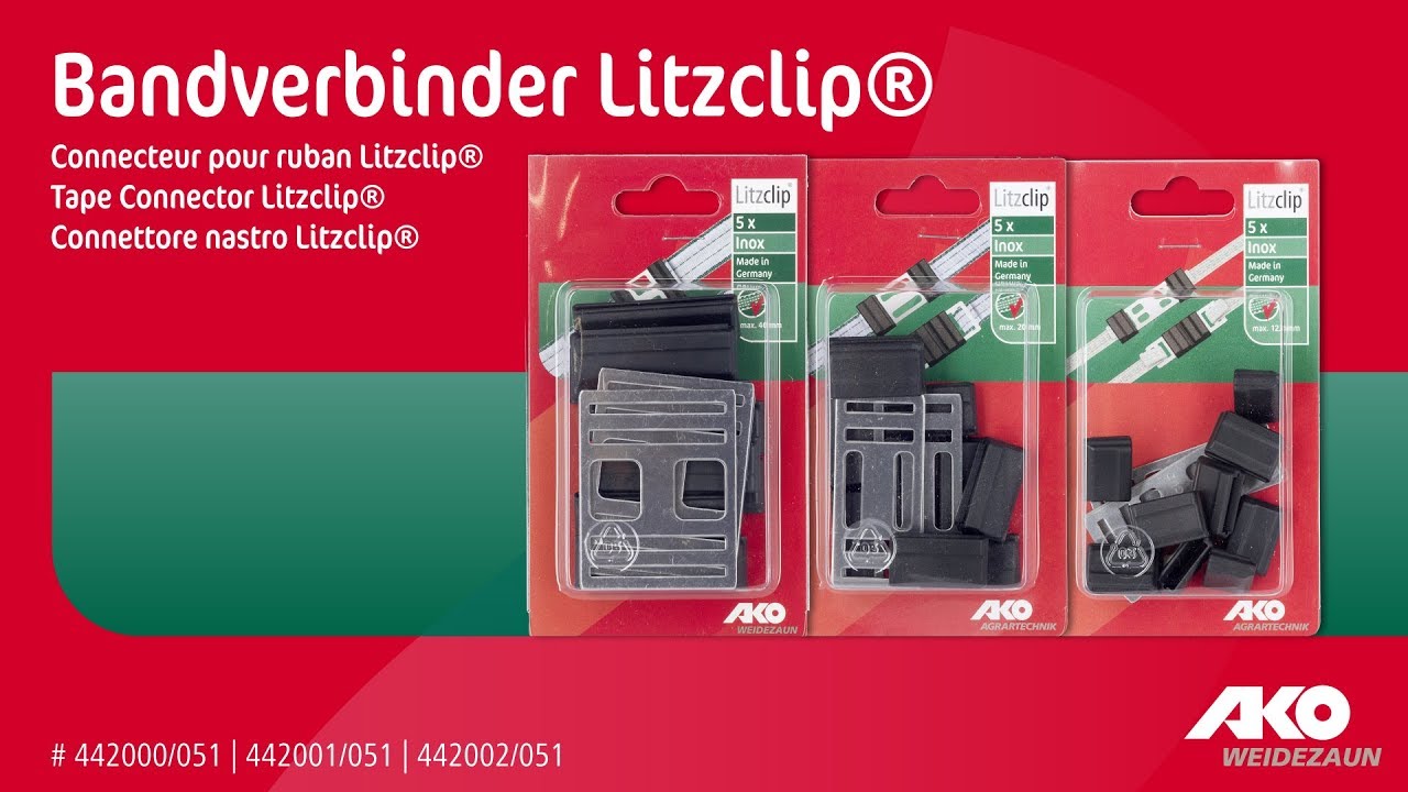 Ako producten lintverbinder litzclip rvs 125mm 5 stuks