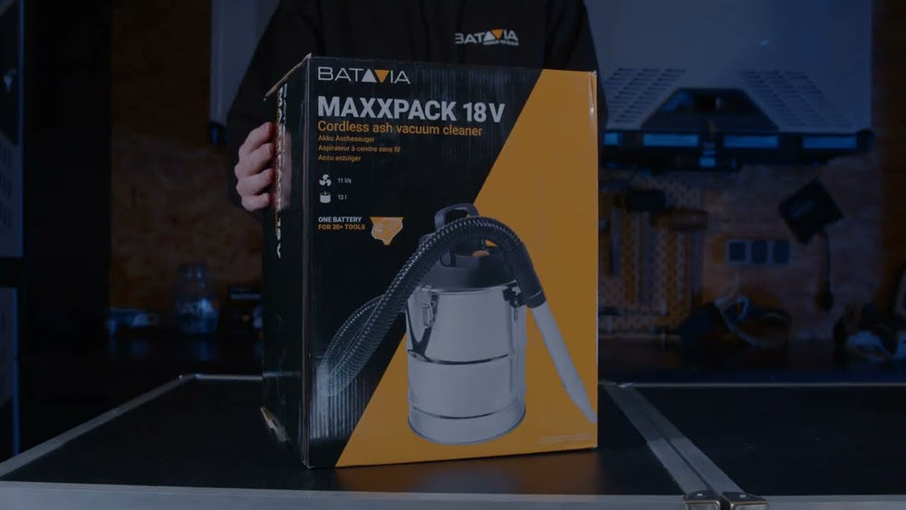 Ac Accu stofzuiger (Maxxpack 18V).