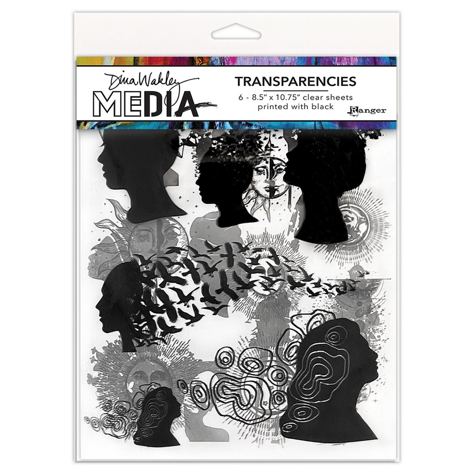 Ranger ink ranger • dina wakley media transparencies focals set 1
