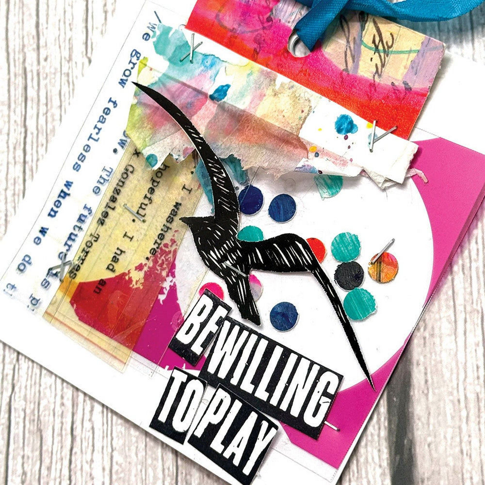 Ranger ink ranger • dina wakley media chroma transparencies typed quotes