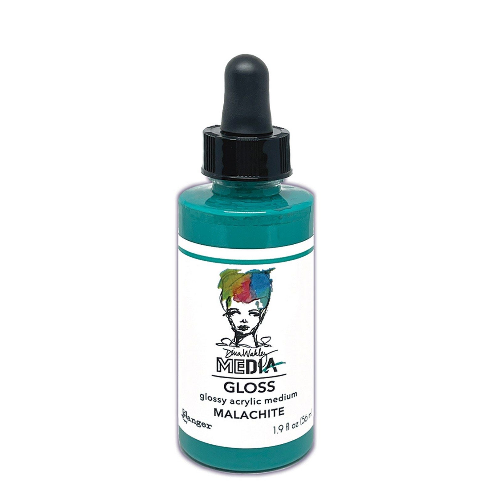 Ranger ink ranger • dina wakley media gloss dropper style malachite