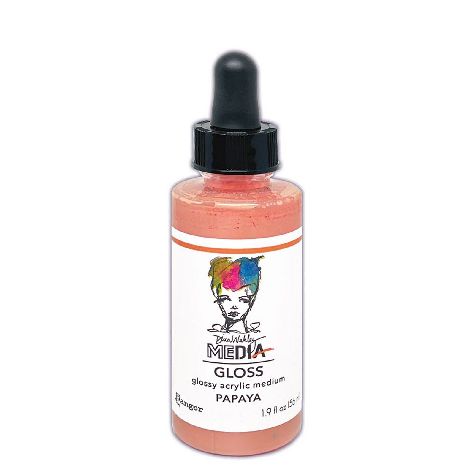 Ranger ink ranger • dina wakley media gloss dropper style papaya