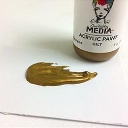 Ranger ink ranger • dina wakley media heavy body acrylic paint gilt