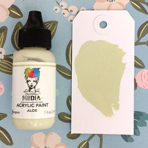 Ranger ink ranger • dina wakley media heavy body acrylic paint aloe