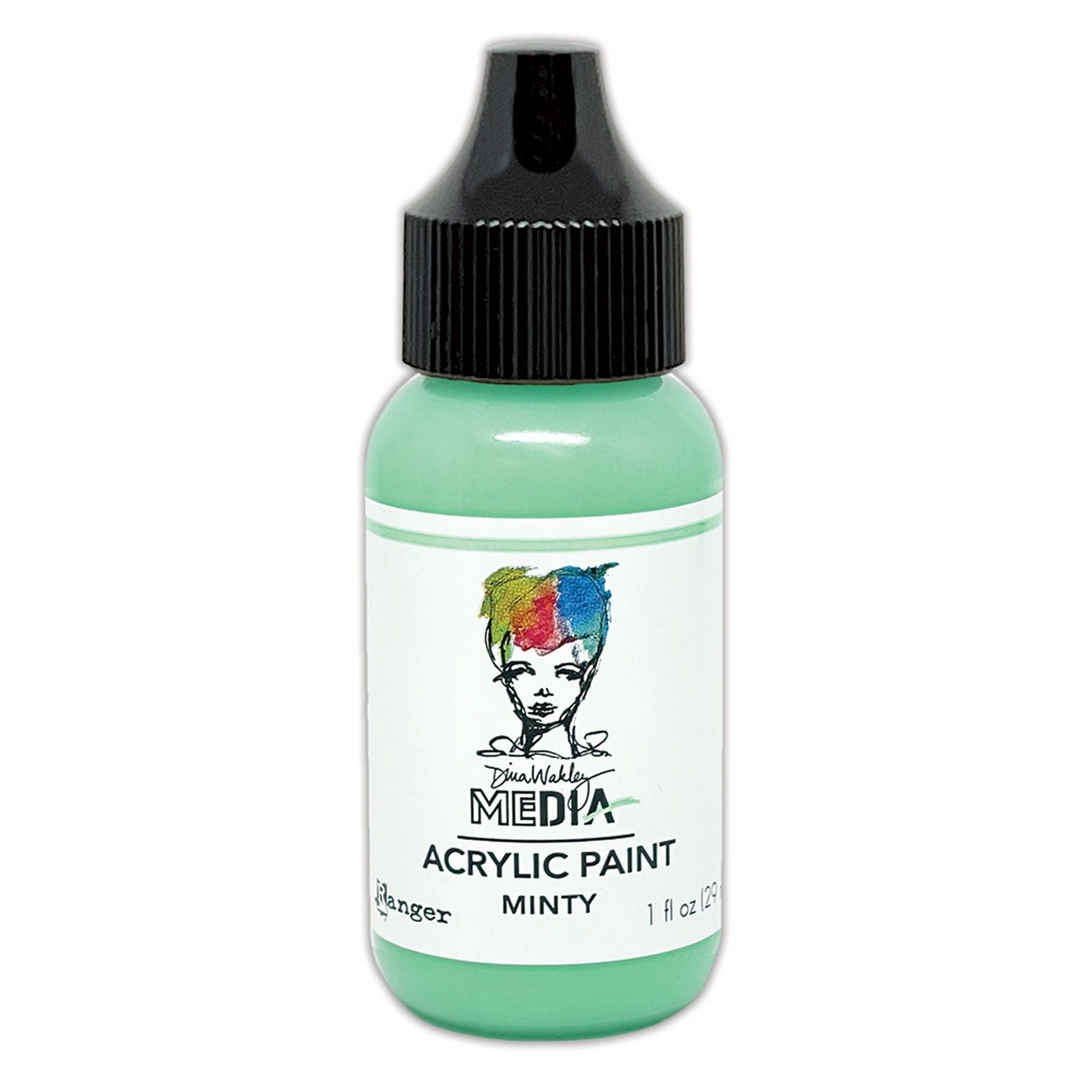 Ranger ink ranger • dina wakley media heavy body acrylic paints minty