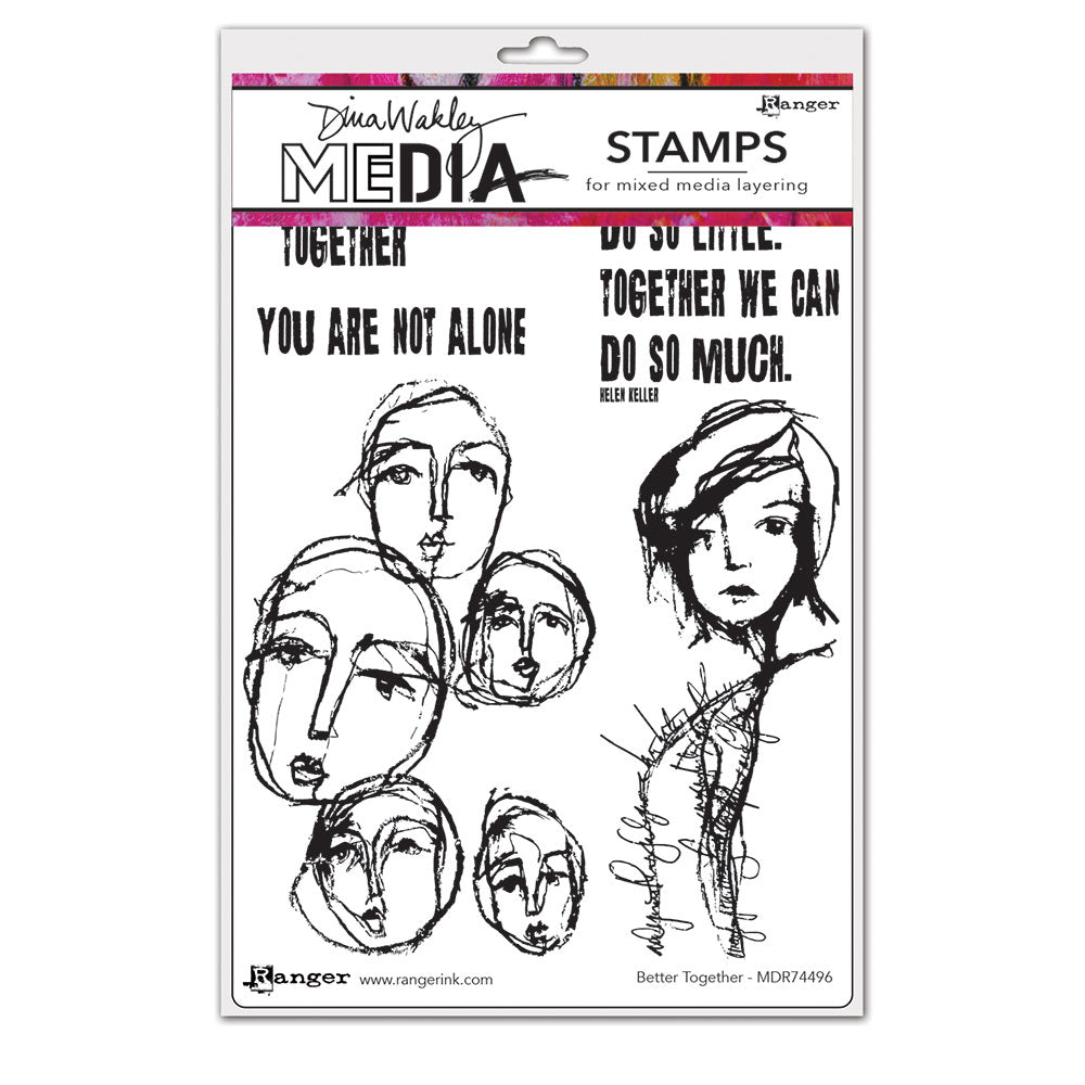 Ranger ink ranger • dina wakley media stamps better together