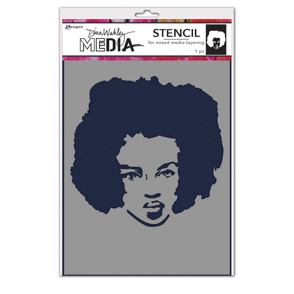 Ranger ink ranger • dina wakley media stencils proud woman