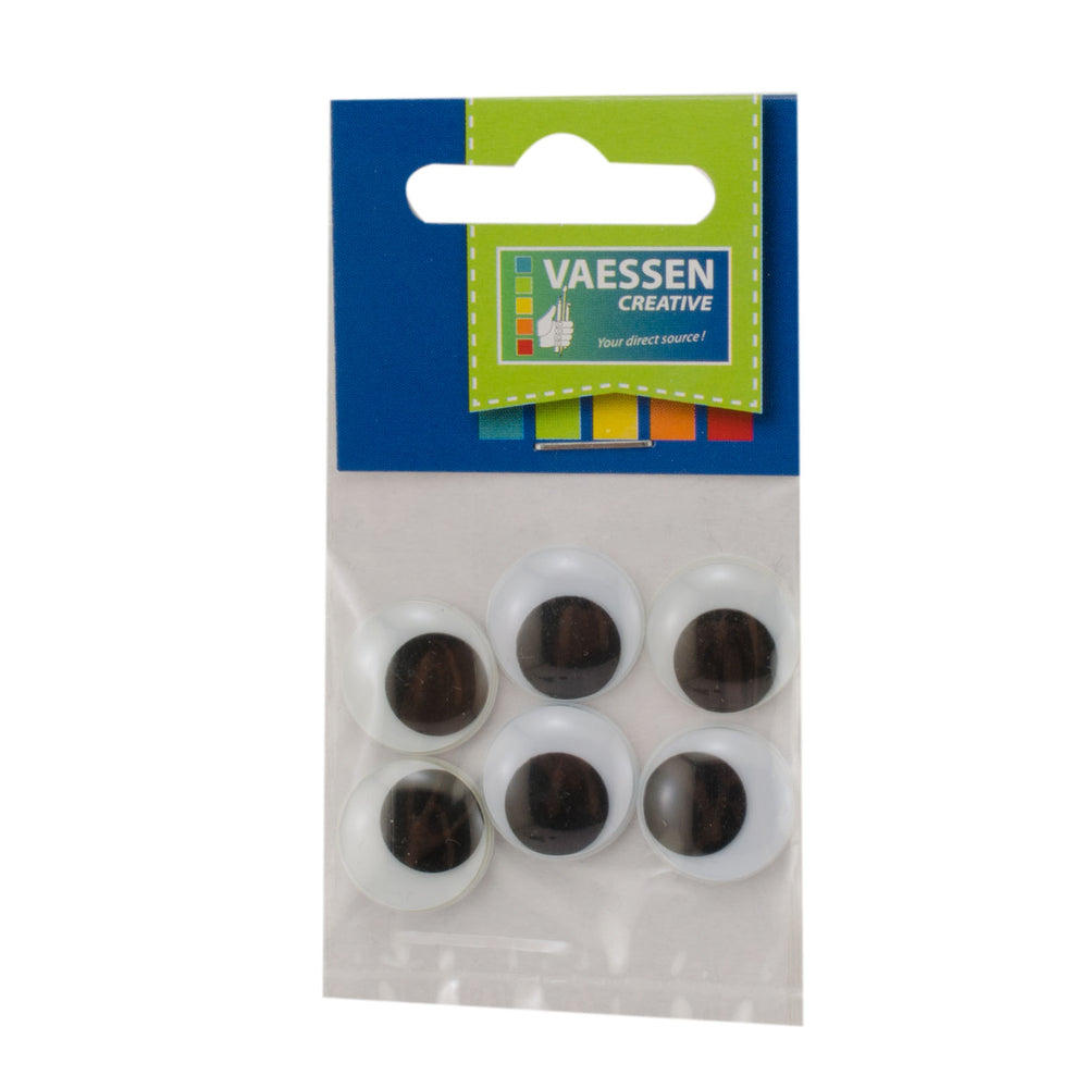 Vaessen creative • ogen beweegbaar plak 17mm 6pcs