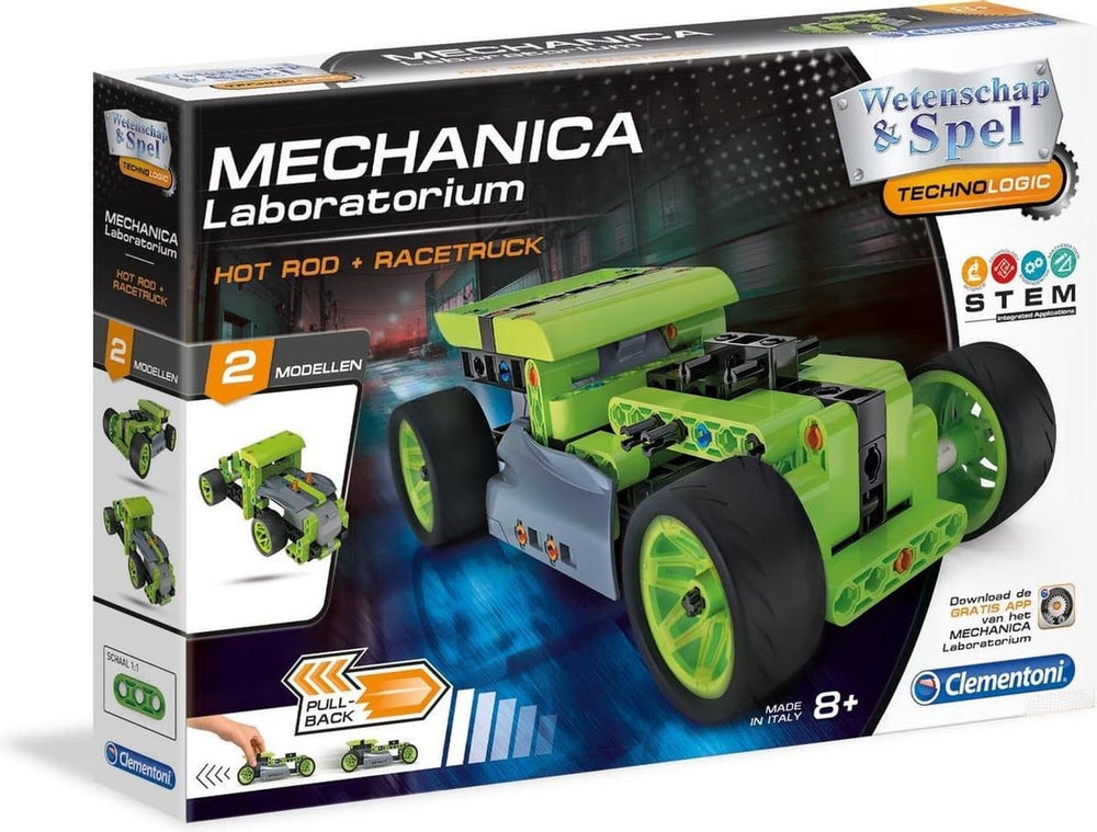 Cilgro clementoni - science games mechanics hot rod en racetruck