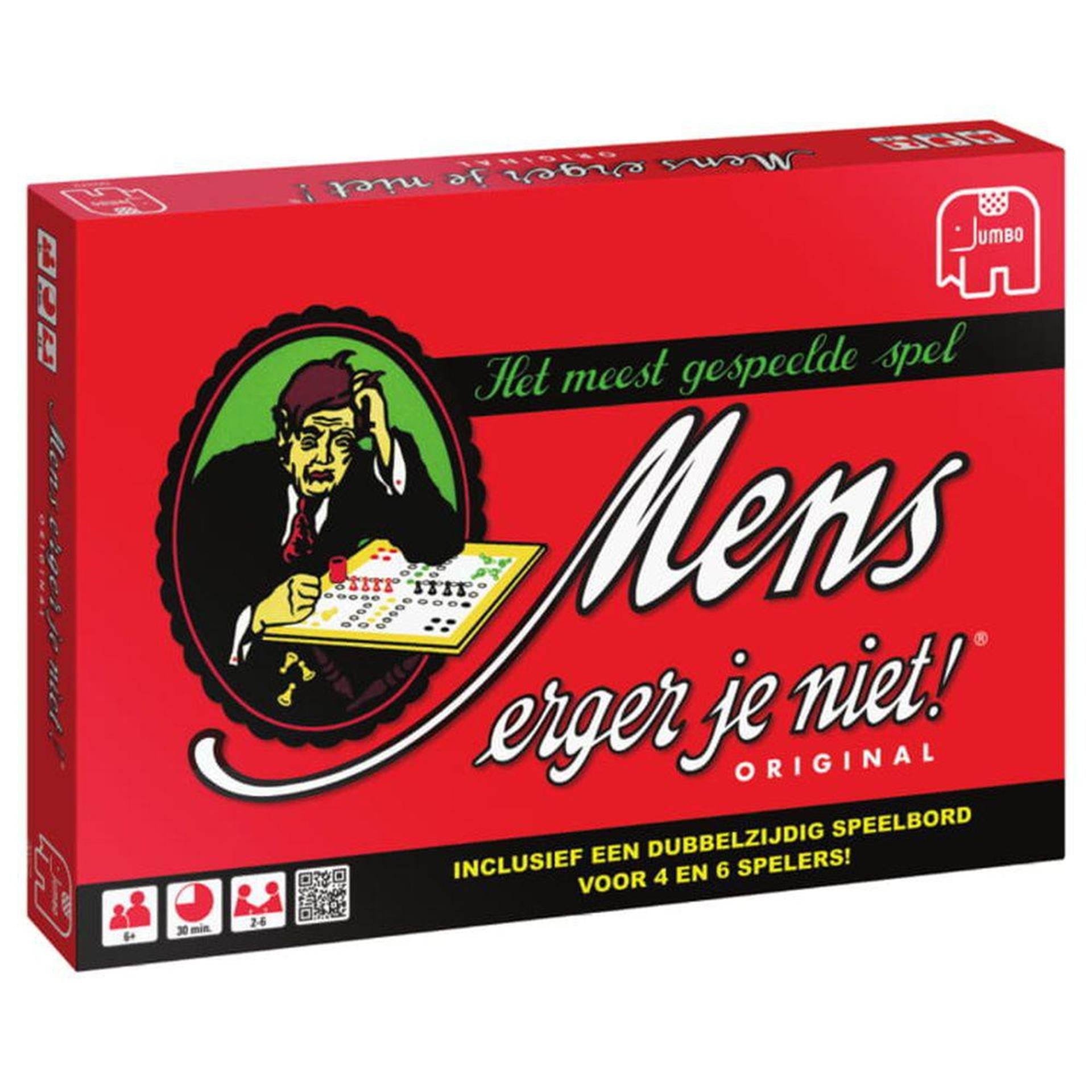 Jumbo Mens erger je Niet Origineel Bordspel