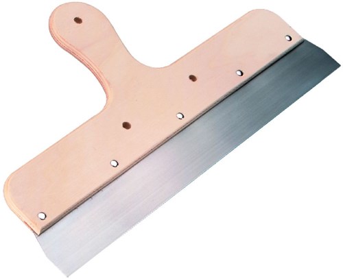 Melkmeisje spackmes 600mm houten greep - mm750600