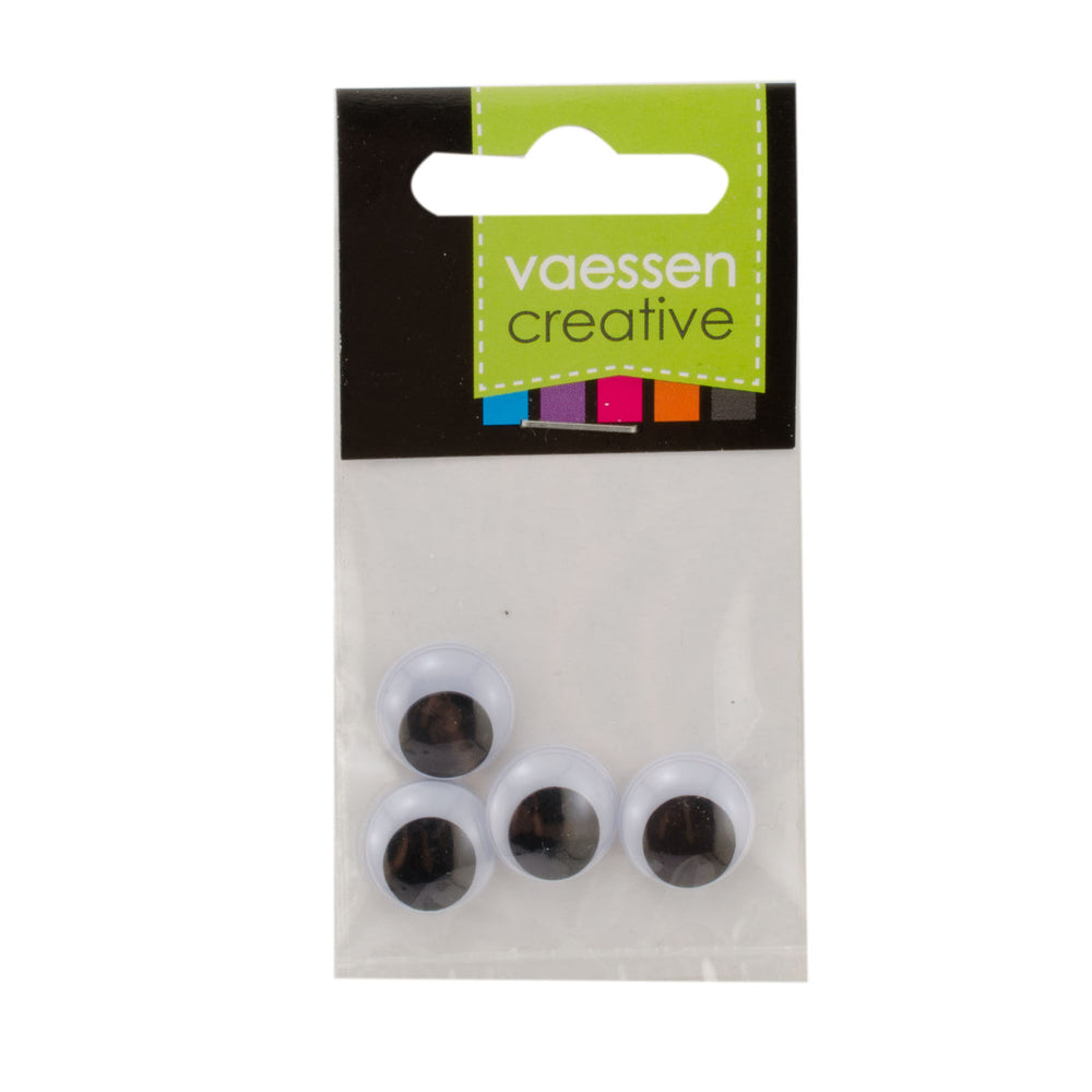 Vaessen creative • ogen beweegbaar aannaai 15mm 4pcs