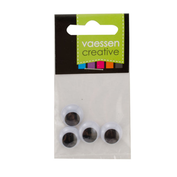 Vaessen creative • ogen beweegbaar aannaai 15mm 4pcs