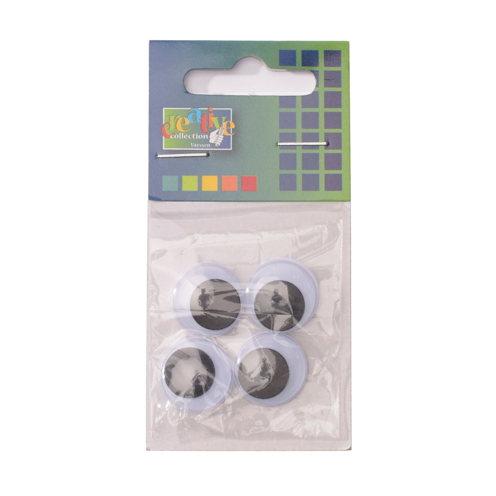 Darice • ogen beweegbaar aannaai 18mm 4pcs