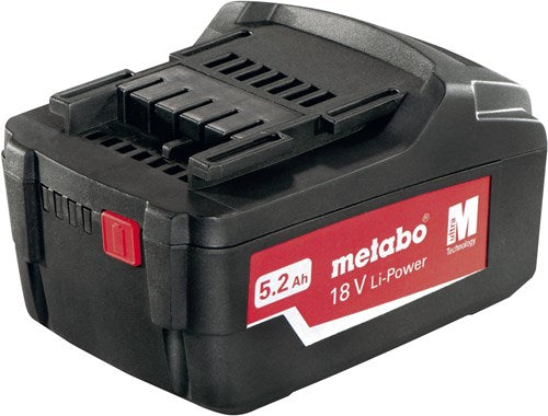Metabo accu-pack 18 volt 5.2ah accu - 625592000