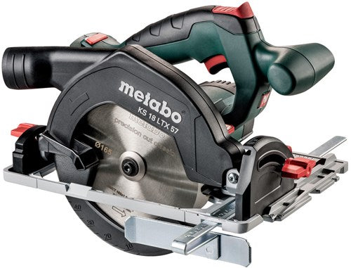 Metabo ks 18 ltx 57 accu-cirkelzaag body in metaloc koffer - zonder accu's en lader - 601857840