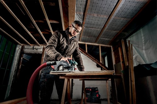 Metabo ks 18 ltx 57 set 18v li-ion accu cirkelzaag set incl. geleiderail fs 160 - 57mm | zonder accu's en lader - 691065000