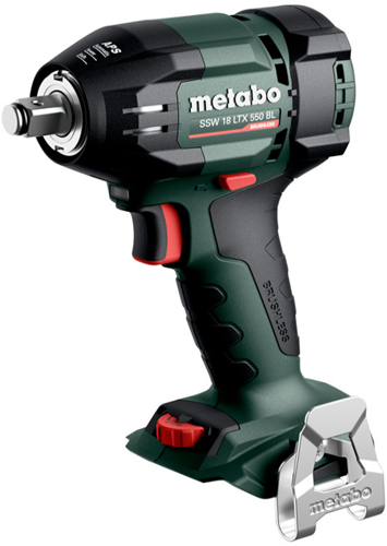 Metabo ssw 18 ltx 550 bl accu-slagschroevendraaier | 18 v | 550 nm | body in x 145 | zonder accu's en lader - 602404840