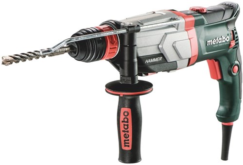 Metabo uhev 2860-2 quick combihamer | 1100w 3.4j + sds-plus-boor- beitelset (10-dlg) - 600713510