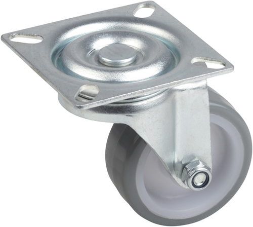 Metafranc zwenkwiel 50mm pu w - wu0802870