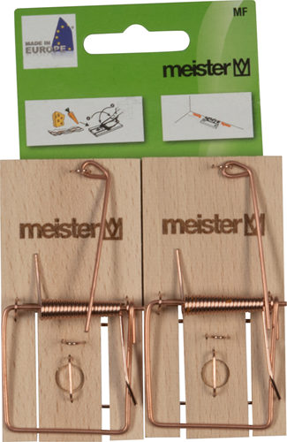 Connex muizenval in hout (2st) - mf