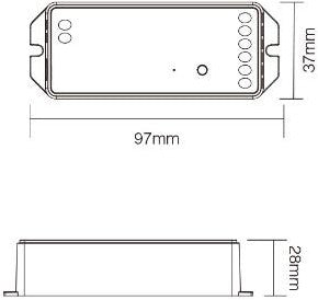Mi-light miboxer controller 3in1 voor led strips 2.4g - led0209