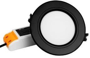 Mi-light miboxer rgb-cct led downlighter 12w zwart - led0243