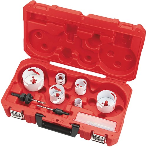 Milwaukee accessoires 10 delig hole dozer gatzagen set - 49224201