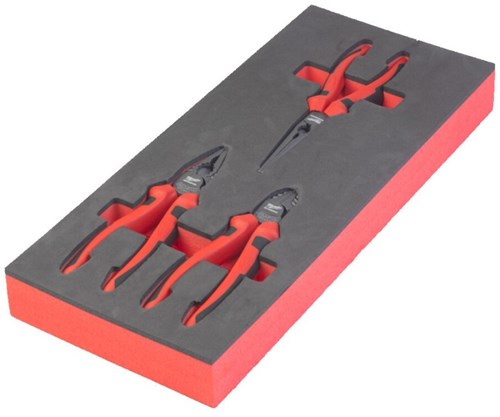 Milwaukee accessoires foam inlay tangenset (3-delig) (4932492462 4932492463 4932492465) - 4932493256