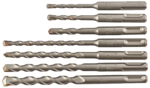 Milwaukee accessoires sds+ contractor set - 7 pc - 4932471244 - 4932471244