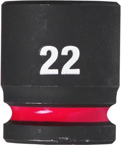 Milwaukee accessoires shockwave krachtdop 1 2 kort 22 mm | 1 stuk - 4932480316
