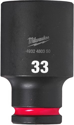 Milwaukee accessoires shockwave krachtdop 1 2 lang 33 mm | 1 stuk - 4932480350
