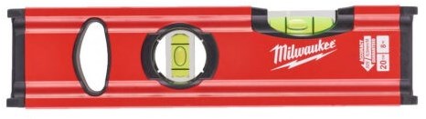 Milwaukee accessoires milwaukee slim box waterpas 20cm - magnetisch