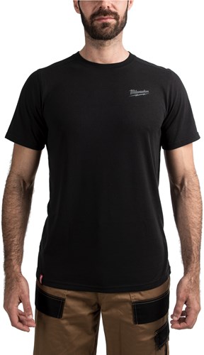 Milwaukee ht ss bl xl t-shirt hybrid short sleeve black xl - 4932492966