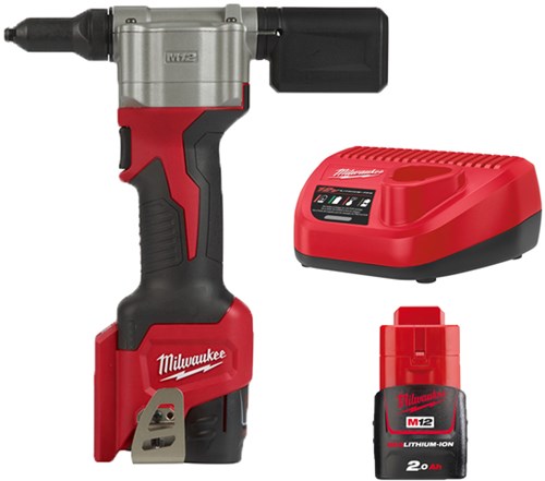 Milwaukee m12 bprt-201x blindklinknagel tang 12v - 4933464405