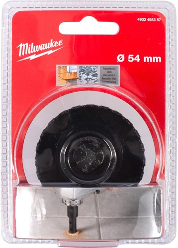 Milwaukee accessoires milwaukee m14 diamant tegelboor | 54 mm - 4932498357