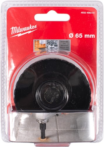 Milwaukee accessoires milwaukee m14 diamant tegelboor | 65 mm - 4932498361