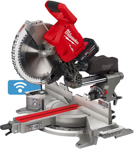 Milwaukee m18 fms305-121 m18 fuel™ accu afkortzaagmachine | one-key™ | 305 mm (1x 12.0ah accu)
