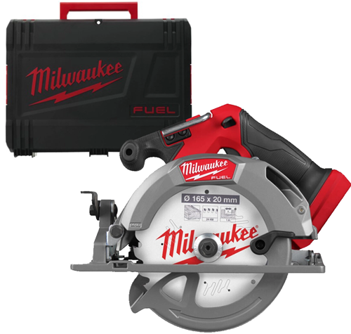 Milwaukee m18 fuel™ m18 fcs552-0x accu cirkelzaagmachine 165mm | zonder accu's en lader in hd-box koffer - 4933493588