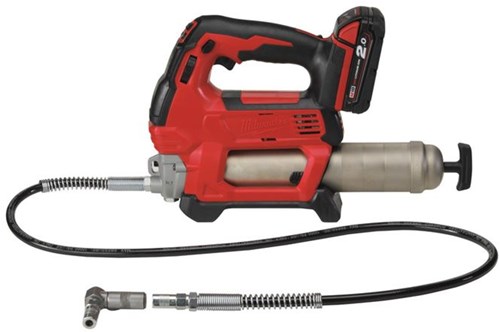 Milwaukee m18 gg-201c | accu vetspuit (1x 2.0ah accu + lader in koffer) - 4933440490