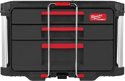 Milwaukee packout 2 + 1 drawer tool box packout™ box 2+1 lades 363 x 564 x 414 - 4932493190