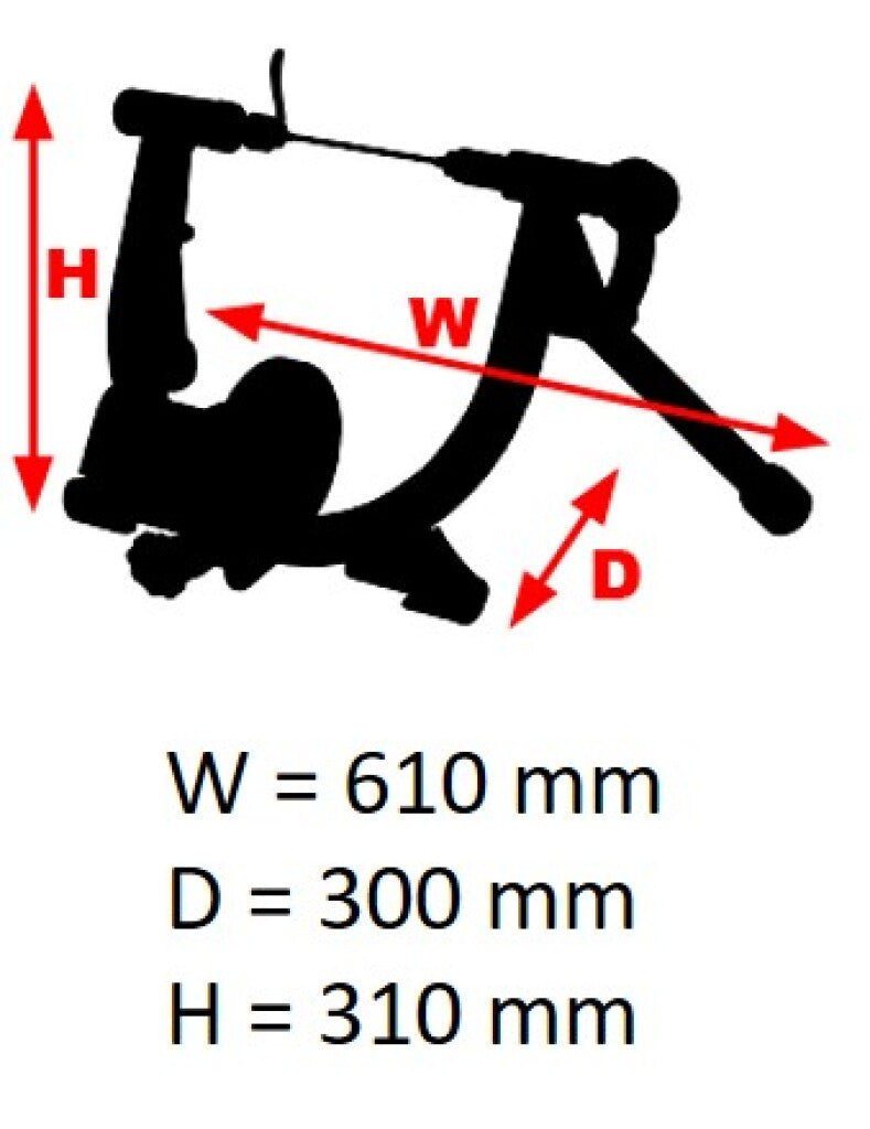 Minoura trainer liveride lr241 mini met stuurschakelaar
