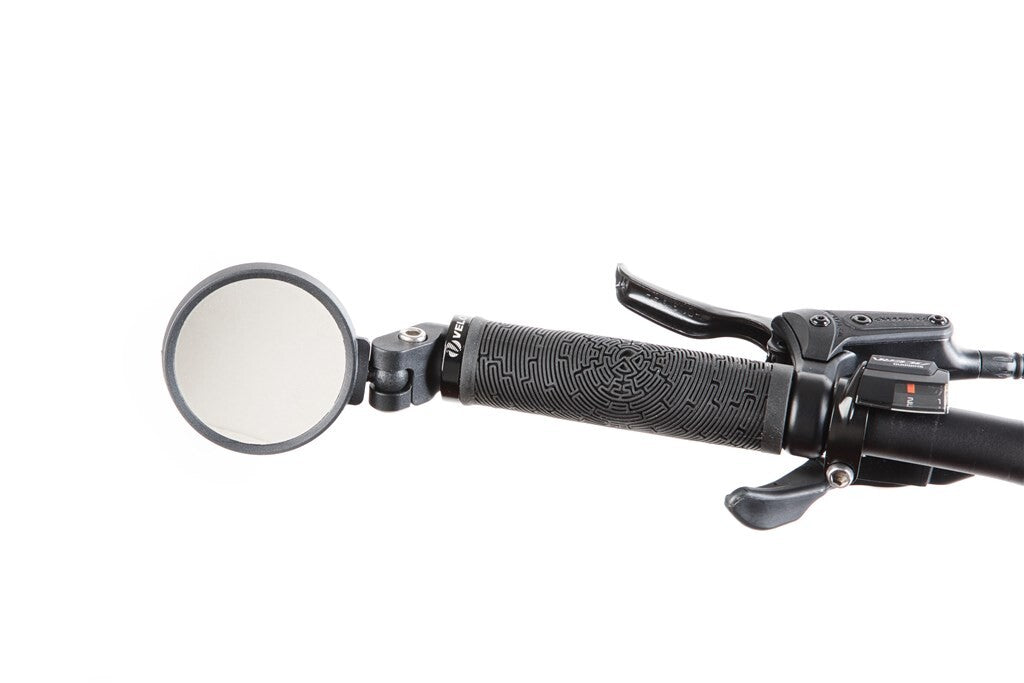 Mirage rétroviseur gauche E-Bike rotatif dans le guidon noir
