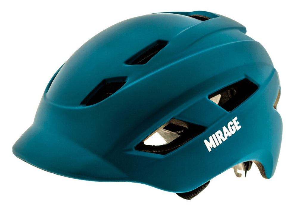 Buzaglo mirage urban helm e-bike led 55-58cm mat blauw