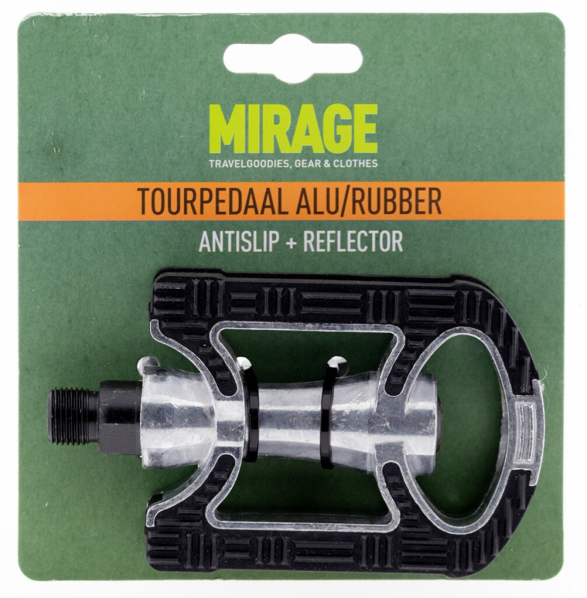 Pedalen Mirage Antislip Aluminium zilver