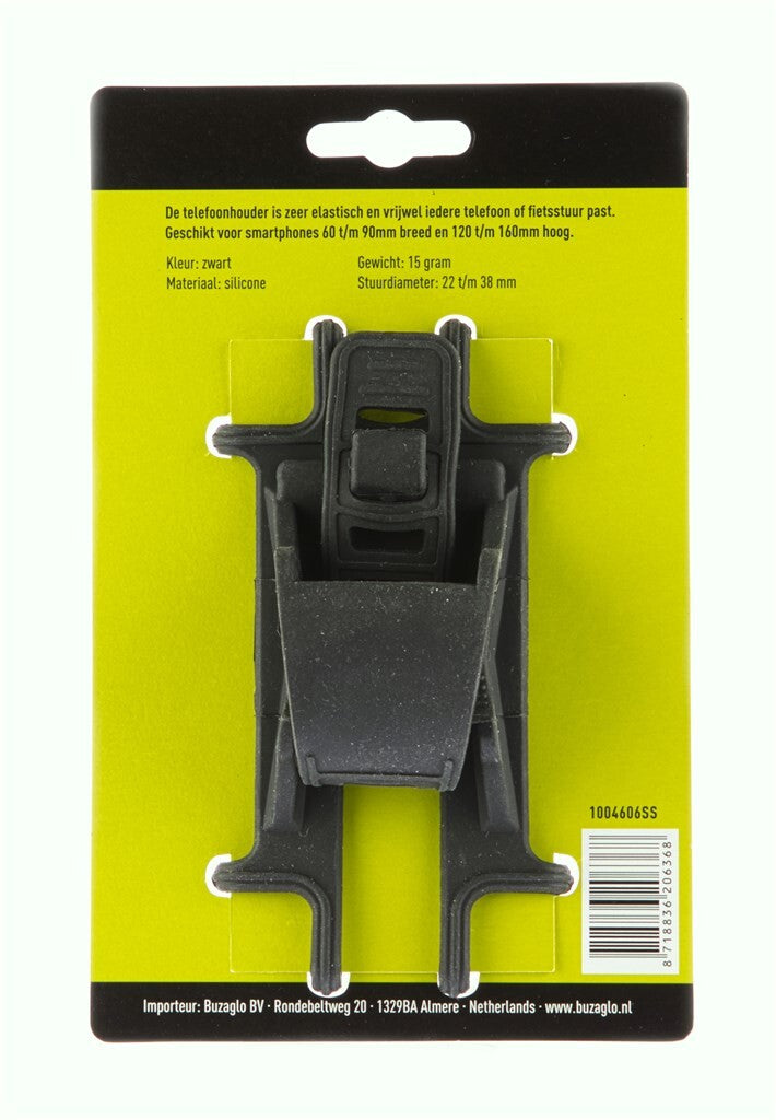 Mirage support de téléphone en silicone zéro-six araignée sur carte, noir