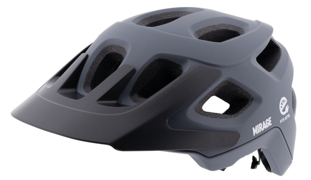 Buzaglo mirage tour mtb helm 55-58cm, nta, mat grijs